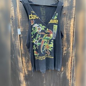 Men’s XL David BOWIE Tank Top Concert Tee T-shirt